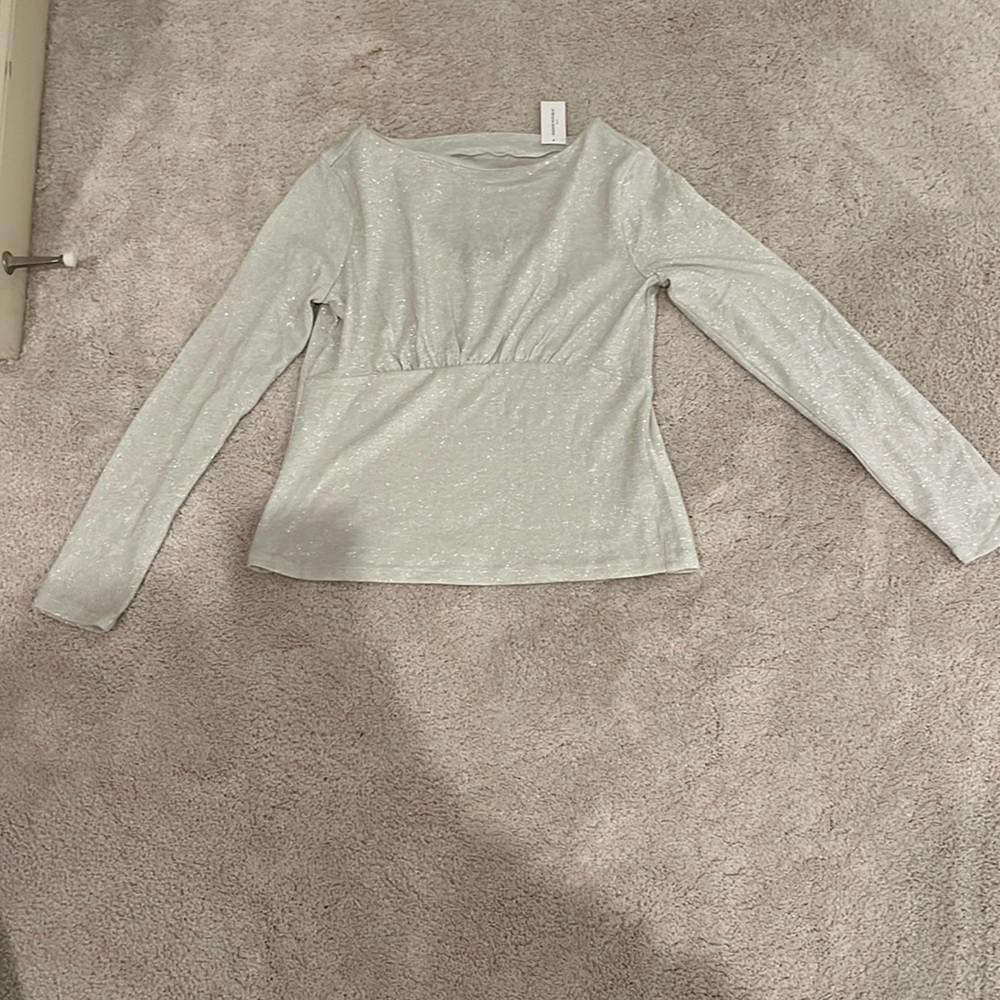 Banana Republic shiny shirt